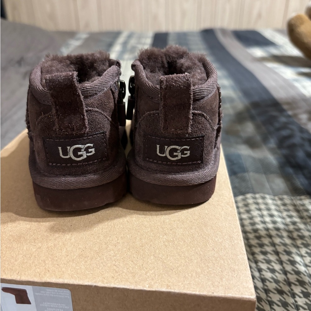 UGG Kids Brown Slippers